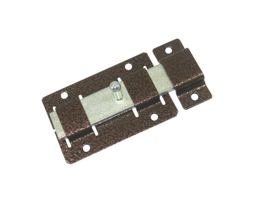 Задвижка дверная ЗД-02 (ПД) пол.медь