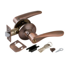 Ручка Punto (Пунто) защелка DK620 AC-ET (6020 AC-E) (кл./фик.) медь 