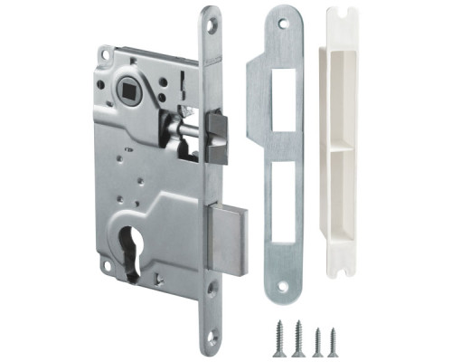Корпус Armadillo (Армадилло) врезного замка c защёлкой METLH25-50 Box (LH 25-50) SN мат.никель