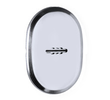 Декоративная Fuaro (Фуаро) накладка ESC 477 (90х65) СP ХРОМ на сувальдный замок с подпружиненными шторками 