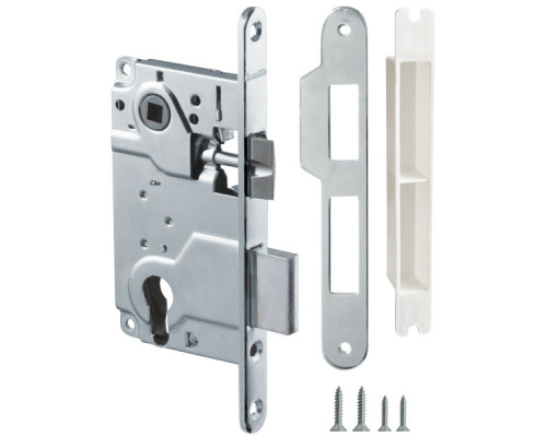 Корпус Armadillo (Армадилло) врезного замка c защёлкой METLH25-50 Box (LH 25-50) CP хром