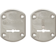 Накладки Guardian (Гардиан) сувальдные &quot &quot хром ГХ 21 /пара/, объемная /123:476/ 