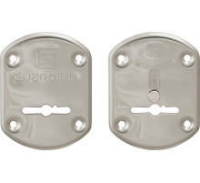 Накладки Guardian (Гардиан) сувальдные &quot &quot хром ГХ 21 /пара/, объемная /123:476/ 