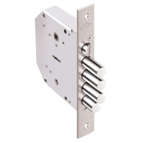 Замок Elbor (Эльбор) врезной сувальдный с задвижкой и защёлкой Гранит 1.06.40 (левый), 5 кл. /00445/ 