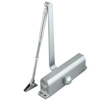 Доводчик Fuaro (Фуаро) дверной DC20-6W (DC-206W) AL до 160 кг (алюминий) 