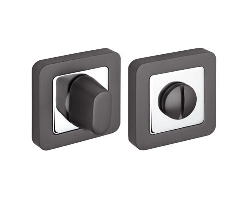 Ручка Fuaro (Фуаро) поворотная BK6.K.XM52 (BK6 XM) GR/CP-23 графит/хром