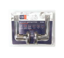 Ручка Punto (Пунто) защелка DK610/BL CP-BK (фик.) хром 