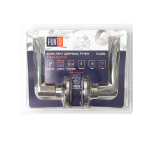 Ручка Punto (Пунто) защелка DK610/BL CP-BK (фик.) хром 