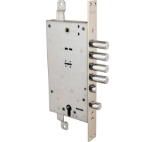 Замок Mottura (Моттура) врезной двухсистемный 54.787 (универсальный), ключ 40мм, без накл. 