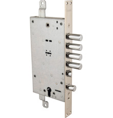 Замок Mottura (Моттура) врезной двухсистемный 54.787 (универсальный), ключ 40мм, без накл. 