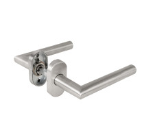 Ручка Fuaro (Фуаро) раздельная R.DSS201-0204P/19 INOX 201 (овальное основание) 