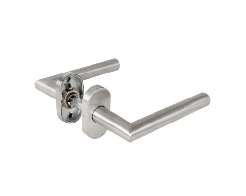 Ручка Fuaro (Фуаро) раздельная R.DSS201-0204P/19 INOX 201 (овальное основание)