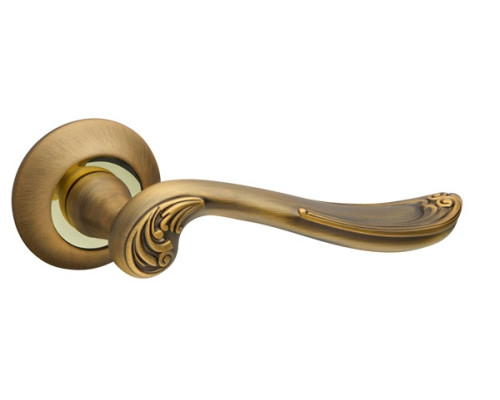 Ручка Fuaro (Фуаро) раздельная R.RM54.ART (ART RM) AB/GP-7 бронза/золото