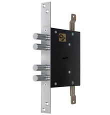 Замок Mettem (Меттэм) врезной сувальдный ЗВ8 141.1.0 с тягами (ЗВСП-2Т-1) L-16, 5 кл. 