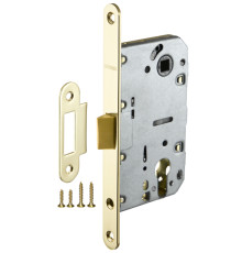 Корпус Fuaro (Фуаро) врезного замка c защёлкой PLASTP85C-50 (P85C-50) GP латунь 