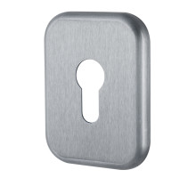 Декоративная Armadillo (Армадилло) Квадратная накладка на цилиндр ET-DEC SQ (ATC Protector 1) SC-14 Матовый хром 