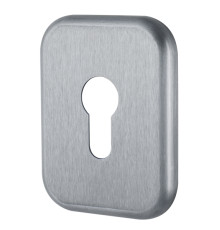 Декоративная Armadillo (Армадилло) Квадратная накладка на цилиндр ET-DEC SQ (ATC Protector 1) SC-14 Матовый хром 