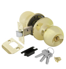 Ручка Ajax (Аякс) защелка DK682 PB-ET (6082 PB-E) (кл./фик.) золото 