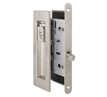 Защелка Armadillo (Армадилло) с ручками для раздвижных дверей SH.URB153.KIT011-BK (SH011 URB) SN-3 матовый никель 