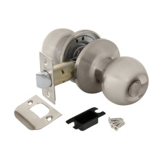 Ручка Punto (Пунто) защелка DK672 SN-BK (6072 SN-B) (фик.) мат. никель 