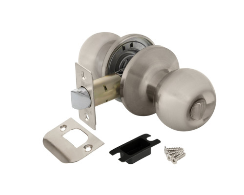 Ручка Punto (Пунто) защелка DK672 SN-BK (6072 SN-B) (фик.) мат. никель