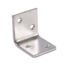 Уголок skobis (СКОБИС) мебельный 28 (28x28x25x2) цинк белый 