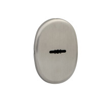 Накладка Fuaro (Фуаро) на сувальдный замок ESC.S-auto.ECO/OV.477 (ESC 477 eco) с авт. шторками SN матовый никель 