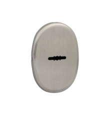 Накладка Fuaro (Фуаро) на сувальдный замок ESC.S-auto.ECO/OV.477 (ESC 477 eco) с авт. шторками SN матовый никель 