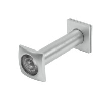 Глазок Fuaro (Фуаро) дверной, оптика пластик DV-Q 4/130-70/Z (VIEWER 4 DVQ) SSC сатинированный хром 