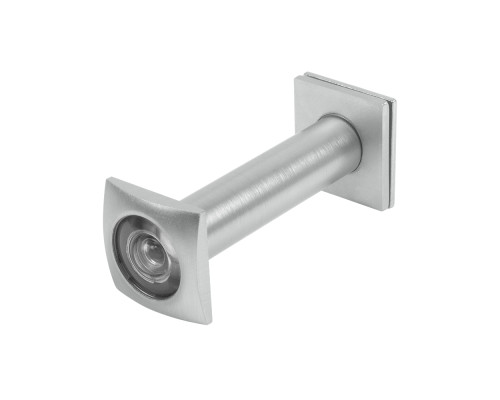 Глазок Fuaro (Фуаро) дверной, оптика пластик DV-Q 4/130-70/Z (VIEWER 4 DVQ) SSC сатинированный хром