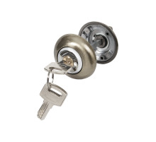 Ручка поворотная Ajax (Аякс) с фиксацией ключом BK6.FIX.JR AB-7 бронза 