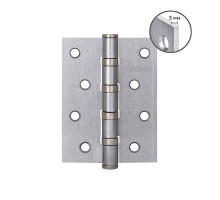 Петля Fuaro (Фуаро) универсальная HEAVY IN4400U SSC (сатинированный хром) 100х75х3 мм 