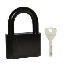 Замок Fuaro (Фуаро) навесной PL-WEATHER-1570 Black 4 fin key ( PL-15-70) диск. /блистер 