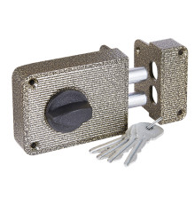 Замок Zenit (Зенит) накладной ЗН 1-3 бронза 