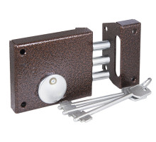 Замок Zenit (Зенит) накладной ЗН4-1 (медь) 