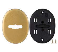 Накладка Mottura (Моттура) на сувальдный замок овальная со шторкой 95.324 (БРОНЗА), 1 шт 