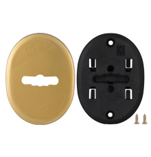 Накладка Mottura (Моттура) на сувальдный замок овальная со шторкой 95.324 (БРОНЗА), 1 шт 