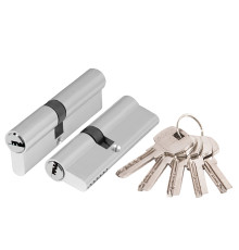 Цилиндровый Ajax (Аякс) механизм (AX200/70) AX2000Key70 (30+10+30) CP хром 