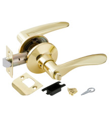 Ручка Punto (Пунто) защелка DK620 PB-BK (6020 PB-B) (фик.) золото 