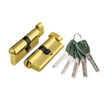 Цилиндровый Punto (Пунто) механизм (A202/70) A2002Knob70(30+10+30) с вертушкой PB латунь 