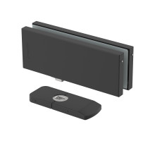 Петля-доводчик Armadillo (Армадилло) для стеклянной двери Range.GL.H10 BL черный 