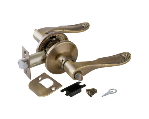 Ручка Punto (Пунто) защелка DK630 AB-BK (6030 AB-B) (фик.) бронза