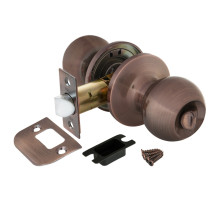 Ручка Punto (Пунто) защелка DK672 AC-BK (6072 AC-B) (фик.) медь 