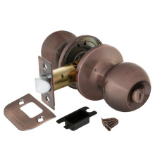 Ручка Punto (Пунто) защелка DK672 AC-BK (6072 AC-B) (фик.) медь 