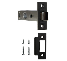 Защелка Fuaro (Фуаро) врезная METF12-45-25 (F12-45-25) BL черный 