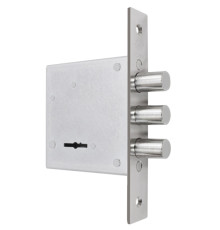 Замок Border (Бордер) врезной сувальдный ЗВ8-8Д/13 с накладками и отв. планкой, 3 кл. /70900/ 