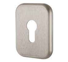 Декоративная Armadillo (Армадилло) Квадратная накладка на цилиндр ET-DEC SQ (ATC Protector 1) SN-3 Мат.никель 