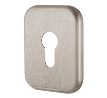 Декоративная Armadillo (Армадилло) Квадратная накладка на цилиндр ET-DEC SQ (ATC Protector 1) SN-3 Мат.никель 