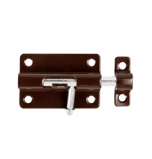 Шпингалет Ajax (Аякс) мебельный металлический SPD60х30 BR коричневый 