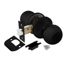 Ручка Punto (Пунто) защелка DK672 BL-PS (6072 BL-P) (без фик.) черный 